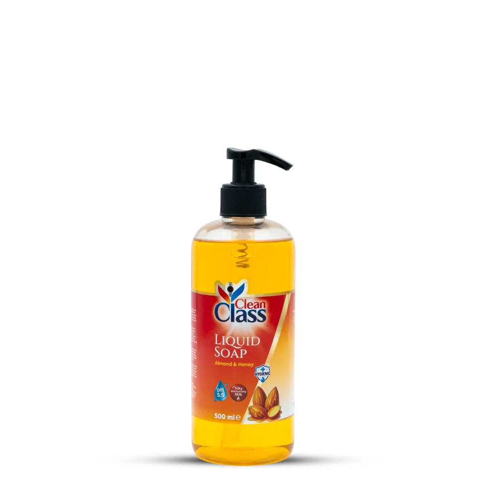 Clean class liquid soap 500ml*24 almond & honey