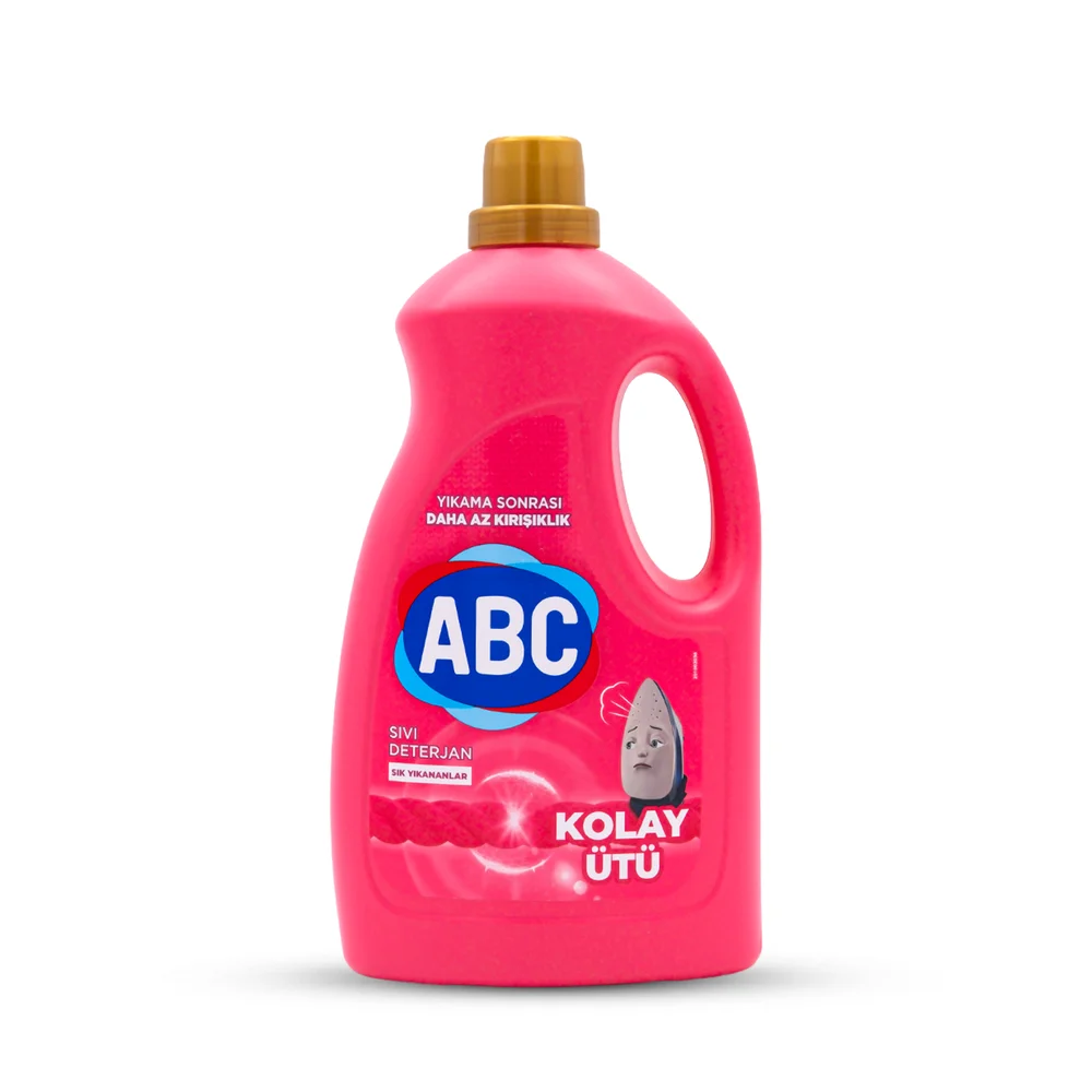 Abc liquid detergent 3l *6 easy iron (red)