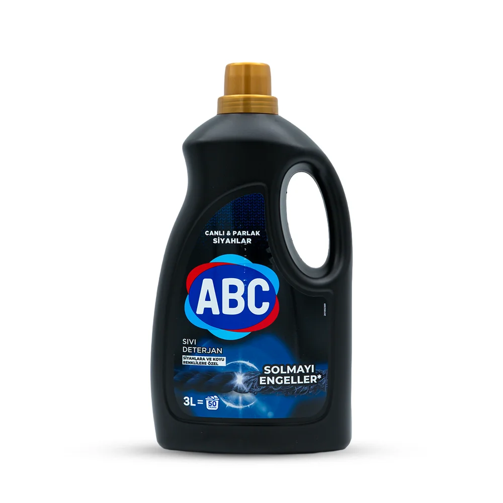 Abc liquid detergent 3l *6 siyahlar (black )