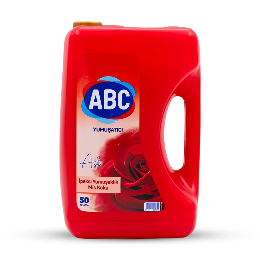 Abc fabric softener 5l*4 love-red